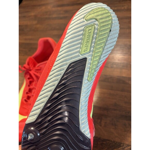 Nike Zoom Rival Sprint track spikes in the Bright Crimson/Coral colorway. 14 main image 5